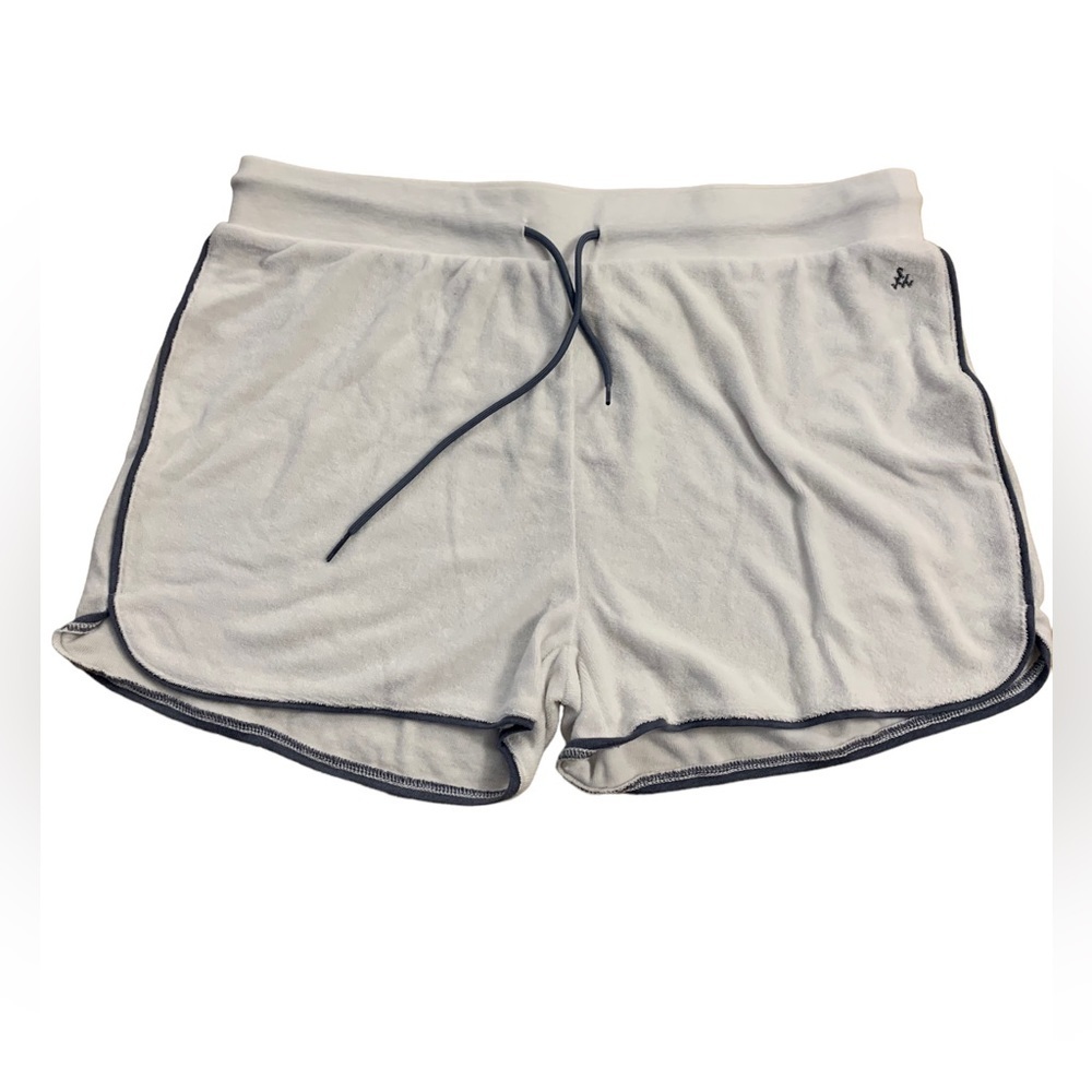 L- Alternative | Shorts Size XL Women's Lounge Mineral Wash French Terry White